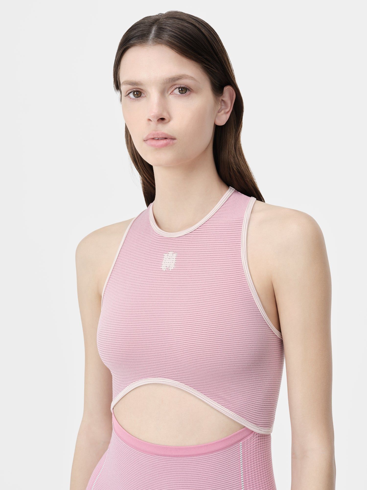 Vêtements De Sport Amiri Ma Seamless Cut-out Mini Dress Femme Rose | DSAQ69530