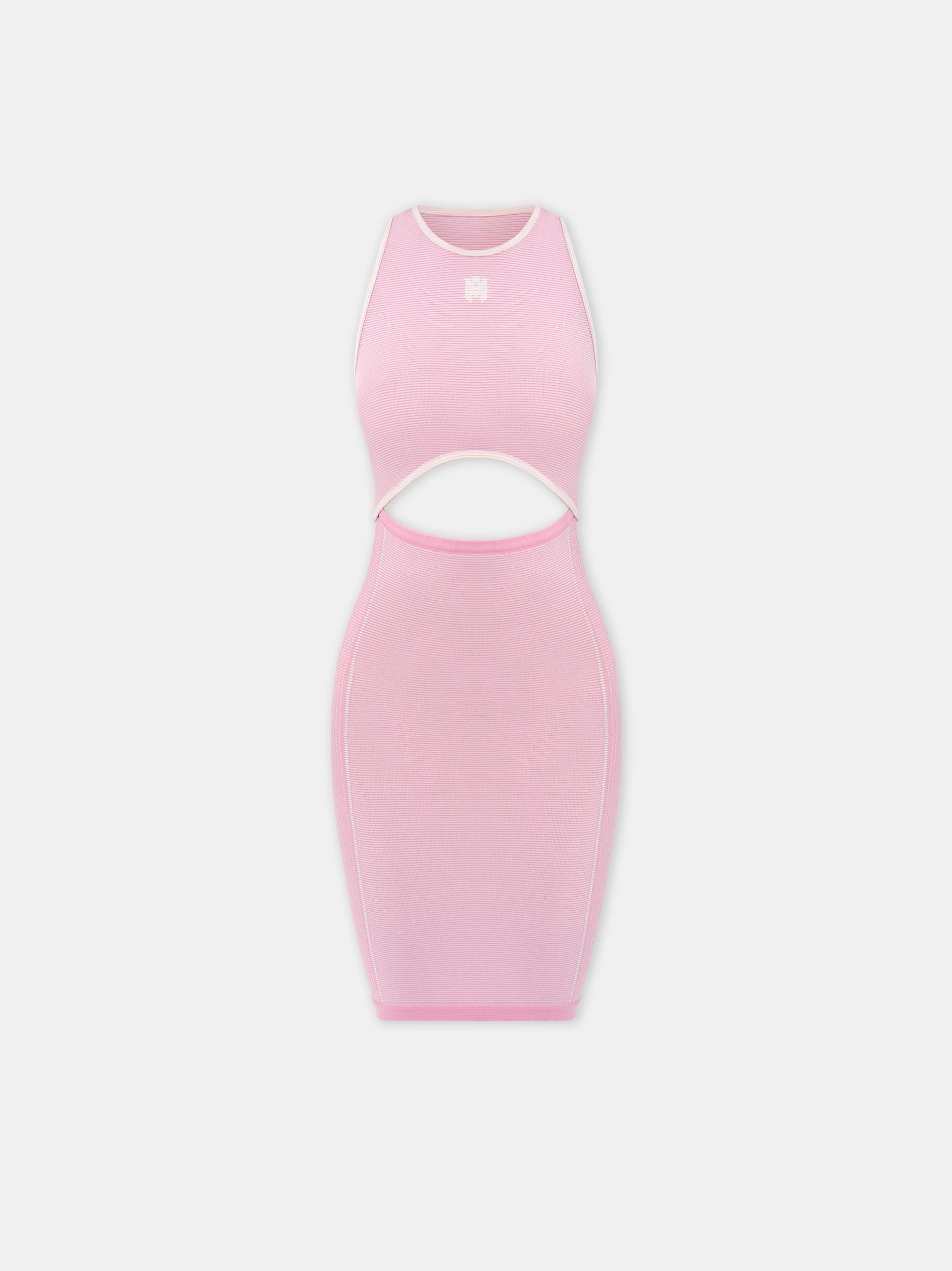 Vêtements De Sport Amiri Ma Seamless Cut-out Mini Dress Femme Rose | DSAQ69530