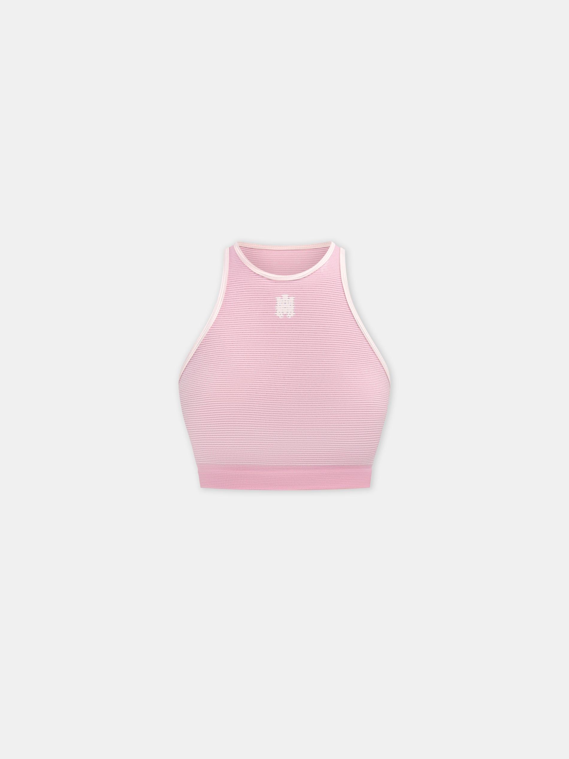 Vêtements De Sport Amiri Ma Seamless Racerback Bra Femme Rose | HLJO03165