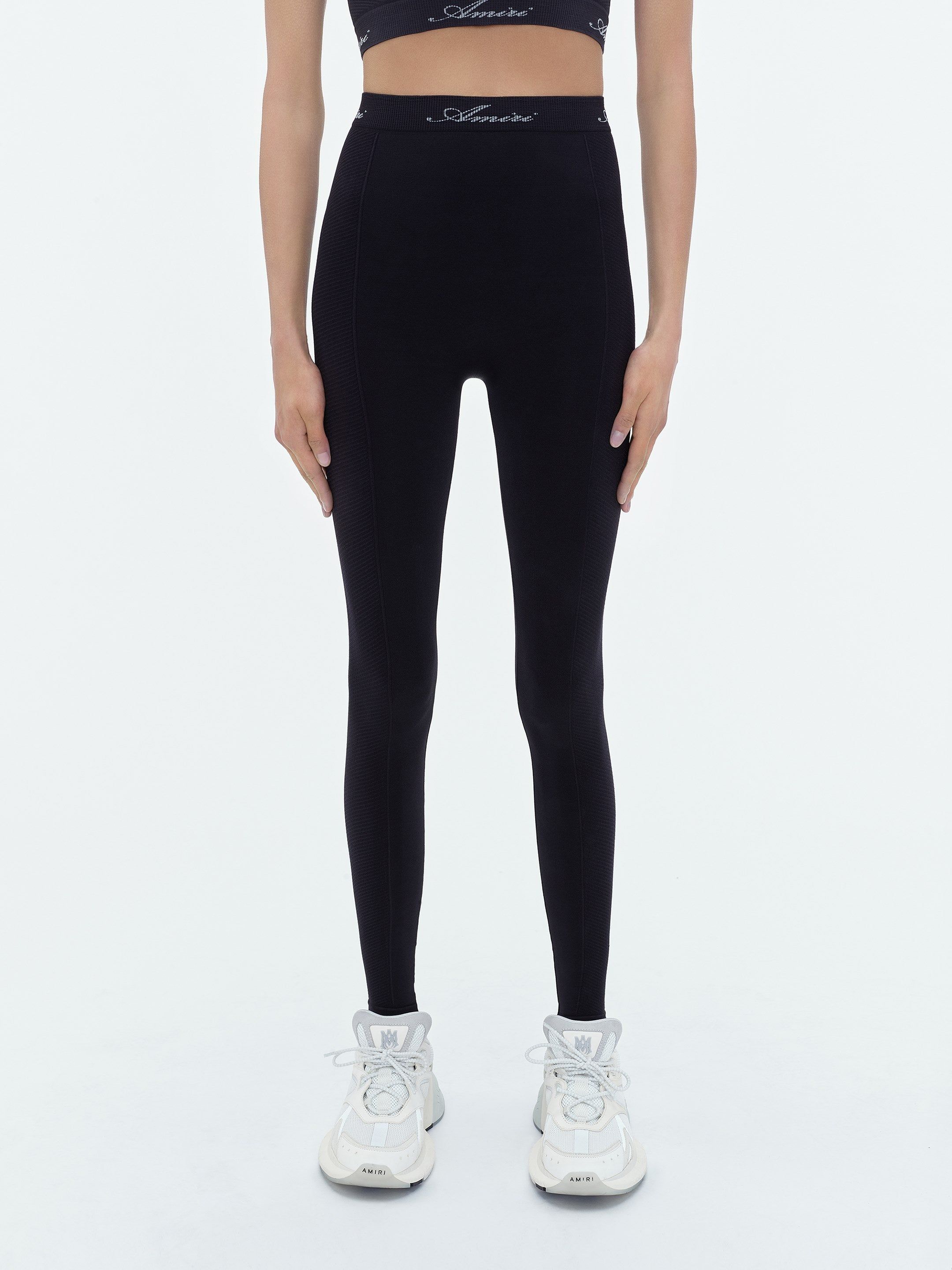 Vêtements De Sport Amiri Seamless Leggings Femme Noir | BJPD53841