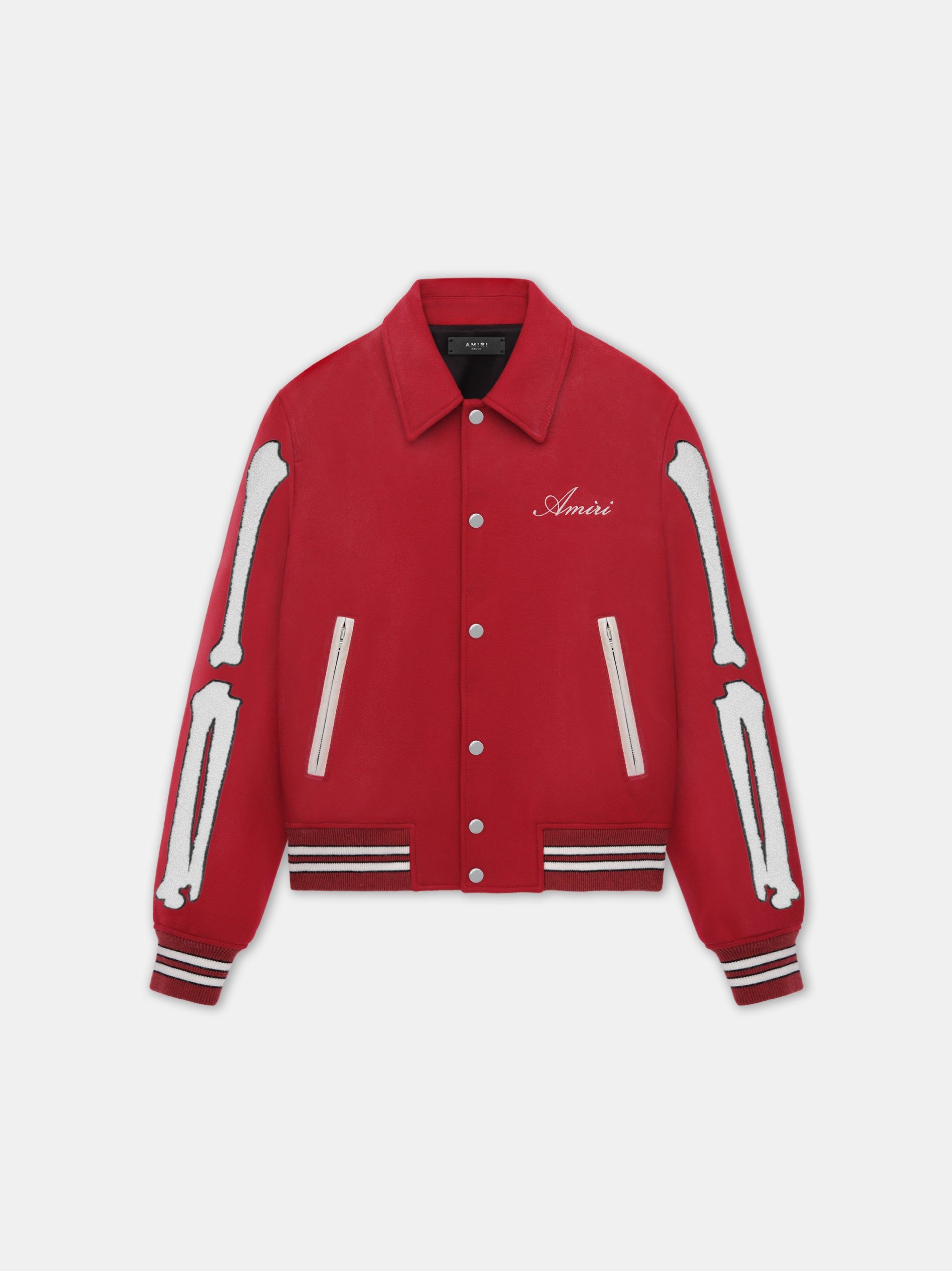 Vêtements D\'extérieur Amiri Bones Jacket Homme Rouge | KQEP57286