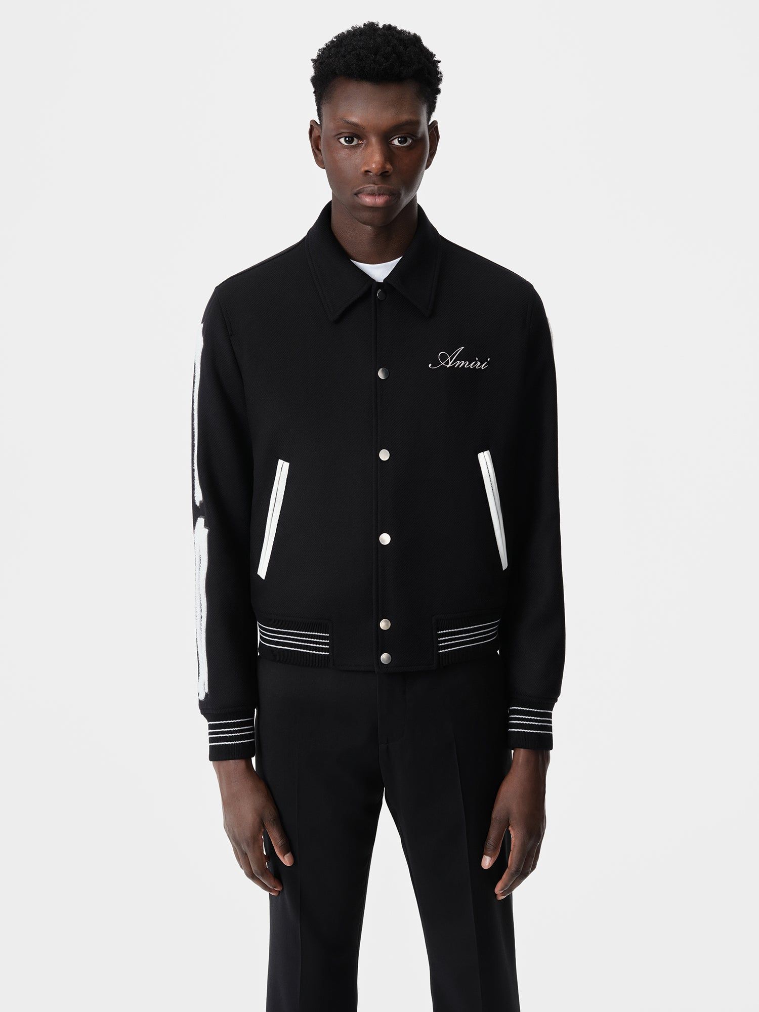 Vêtements D'extérieur Amiri Bones Jacket Homme Noir Blanche | HLGQ18329