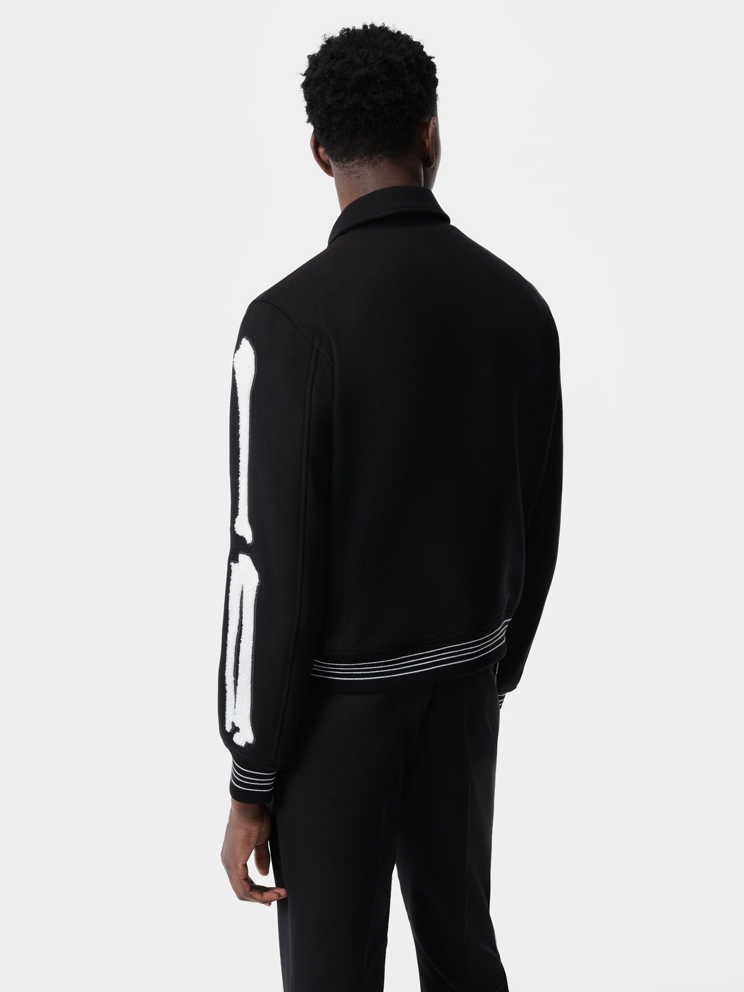 Vêtements D'extérieur Amiri Bones Jacket Homme Noir Blanche | HLGQ18329