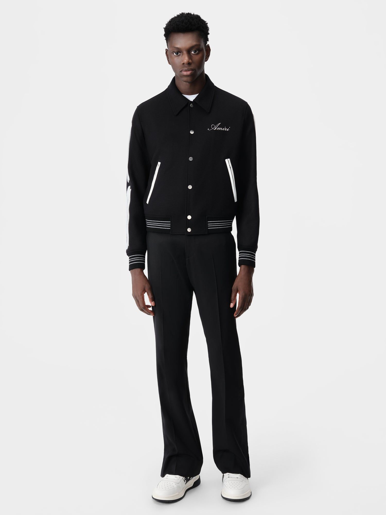 Vêtements D\'extérieur Amiri Bones Jacket Homme Noir Blanche | HLGQ18329