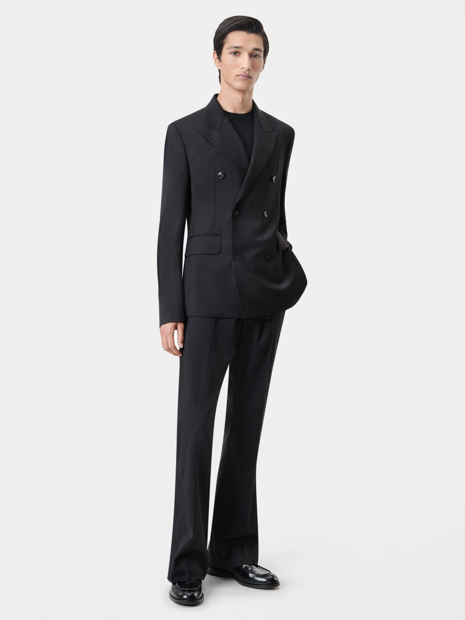 Vêtements D\'extérieur Amiri Double Breast Blazer-black Homme Noir | NHOD85624