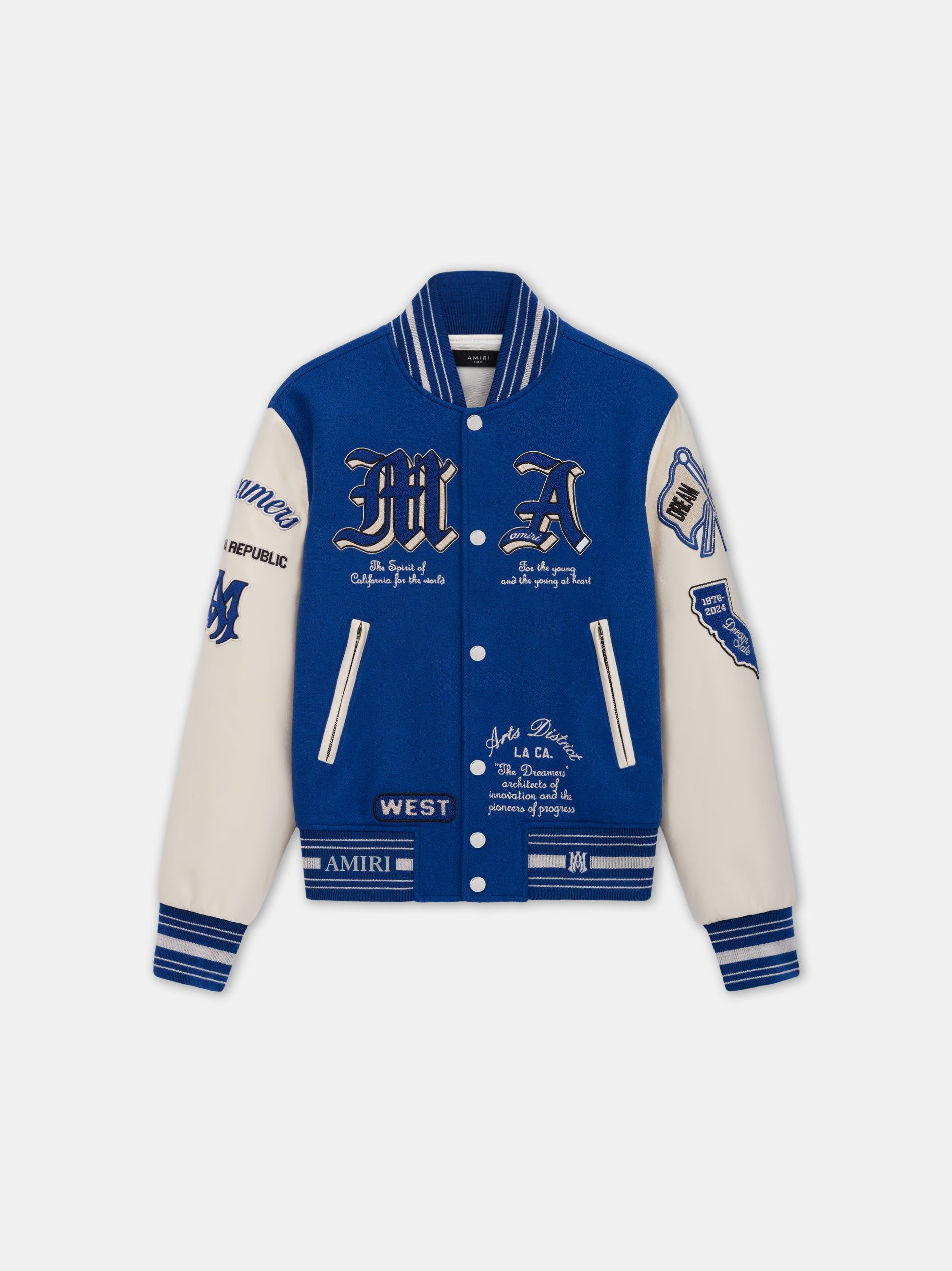 Vêtements D\'extérieur Amiri Dream Team Varsity Jacket Homme Bleu | DEHM48329