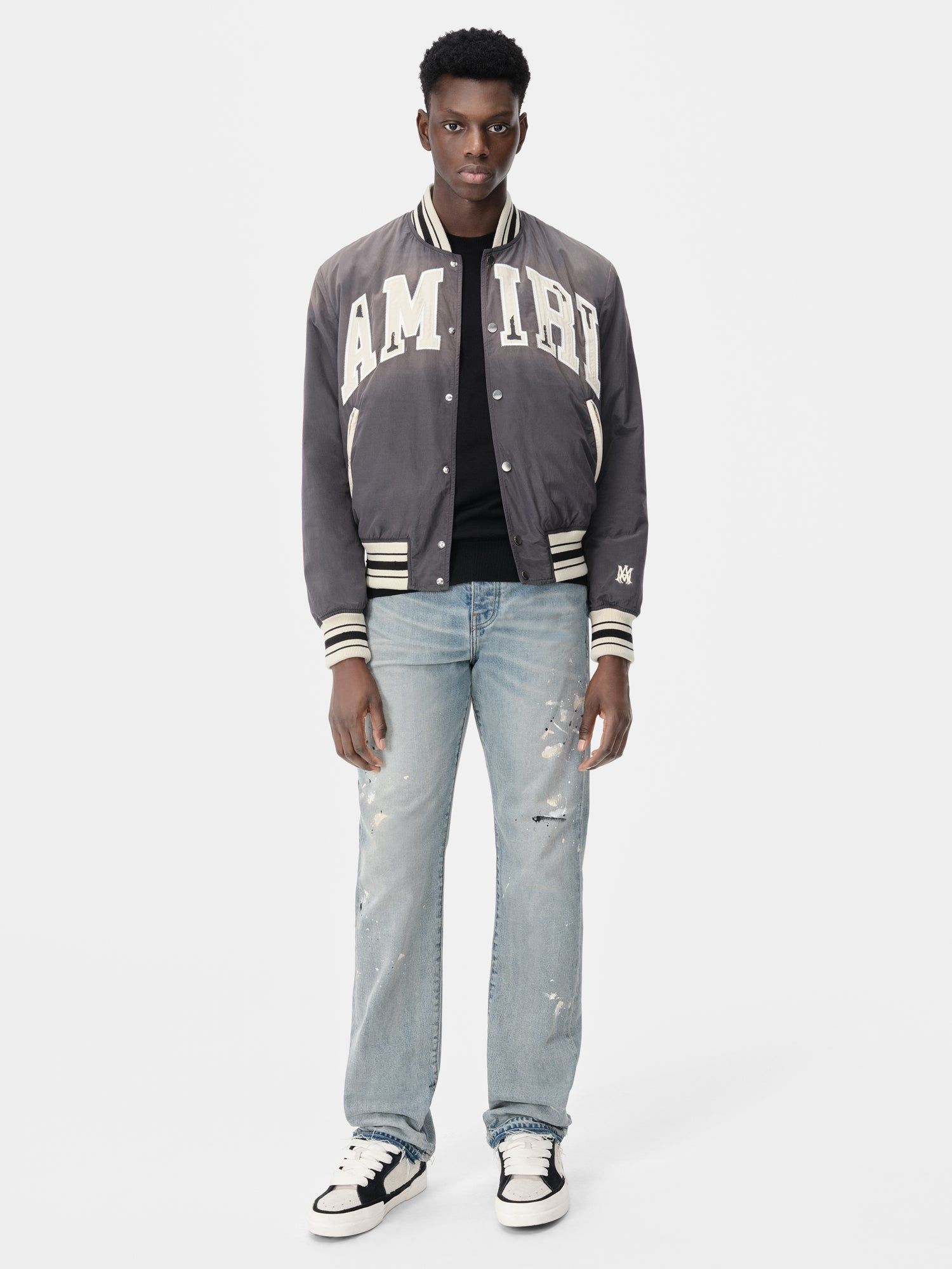 Vêtements D\'extérieur Amiri Sun Faded Bomber Homme Noir | DRXO71402