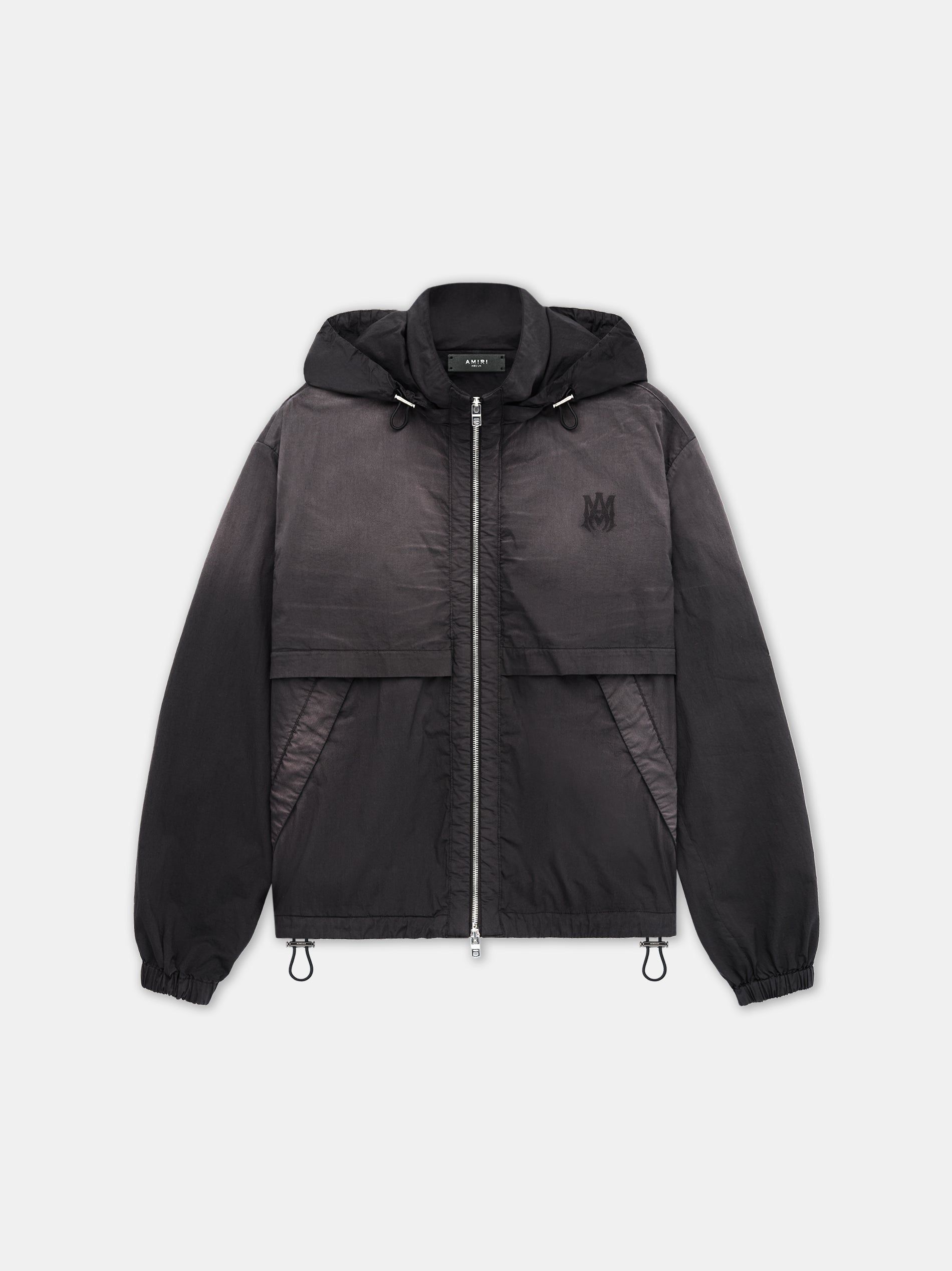 Vêtements D'extérieur Amiri Sunfaded Ma Windbreaker Homme Noir | OMHV17905